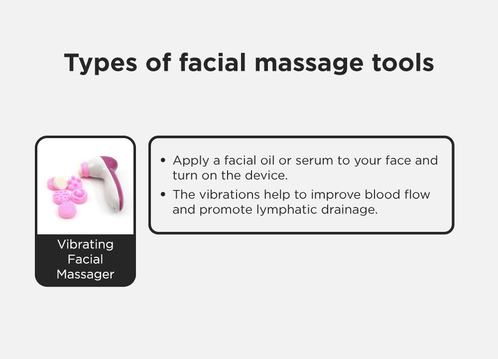 facial massage tools Vibrating facial massager
