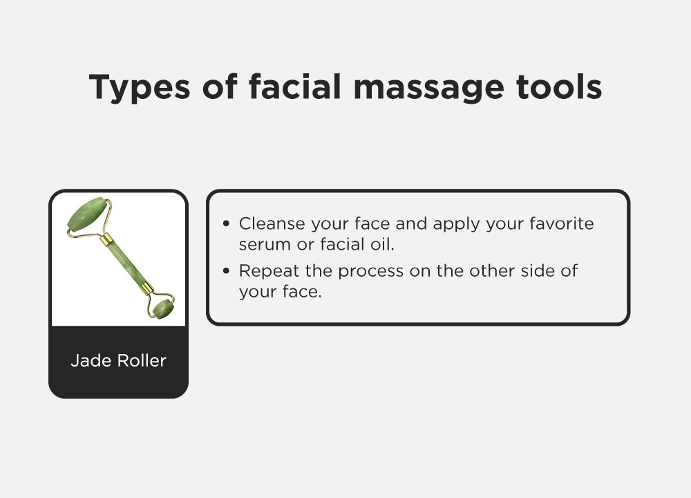  facial massage tools Jade Roller