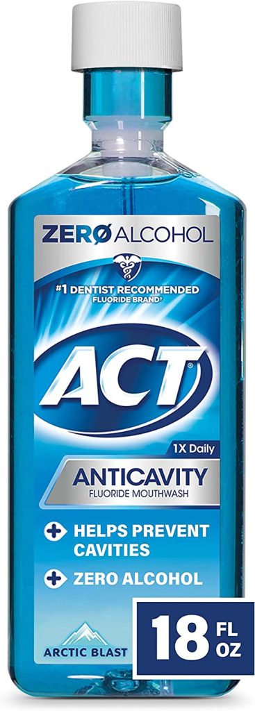 Best mouthwashes for bad breath ACT Anticavity Fluoride Rinse