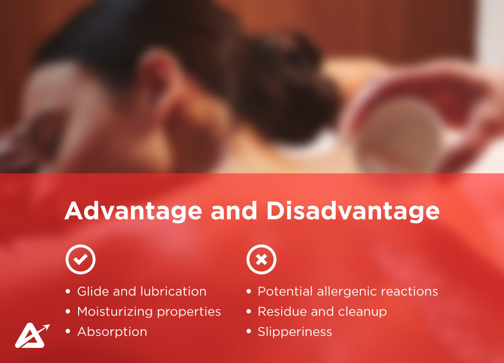Advantages disadvantages of best massage lotion for therapist