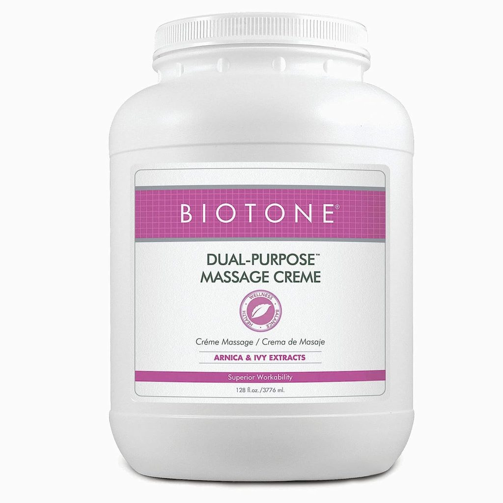 Biotone Dual-Purpose Massage Cream Best massage lotion for massage therapist