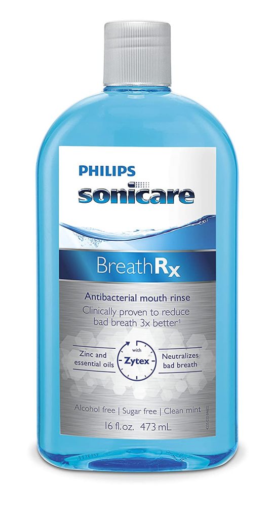 Best mouthwashes for bad breath BreathRx Anti-Bacterial Mouth Rinse