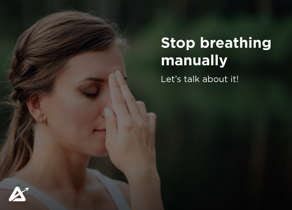How to stop breathing manually