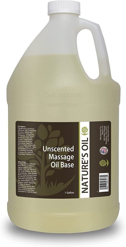 Nature's Oil Unscented Massage Lotion