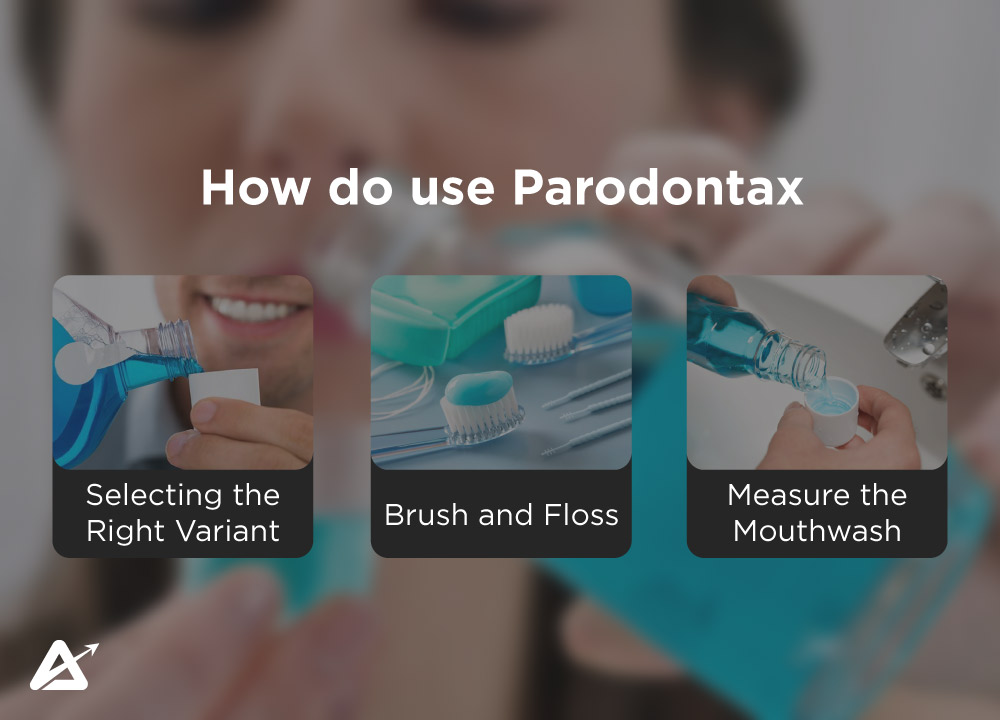 how to use Parodontax mouthwash in details