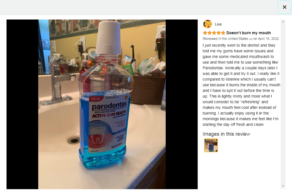 mouthwash reviews from customer