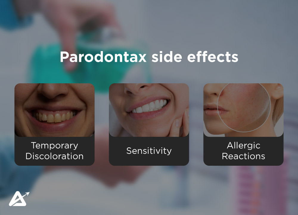 side effect of Parodontax mouthwash