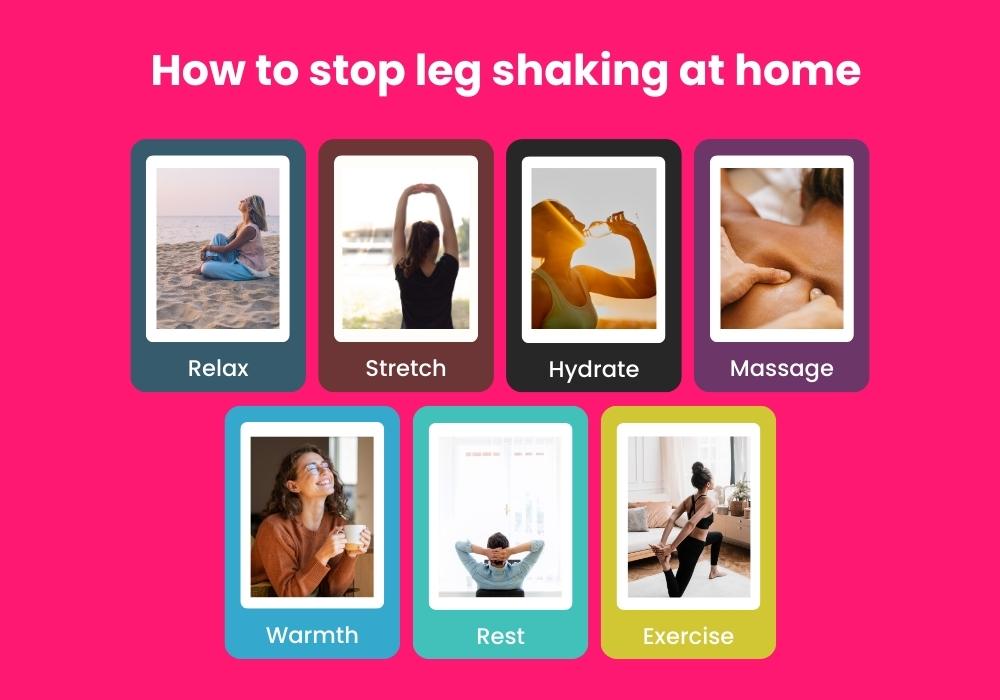 How to stop leg shaking at home