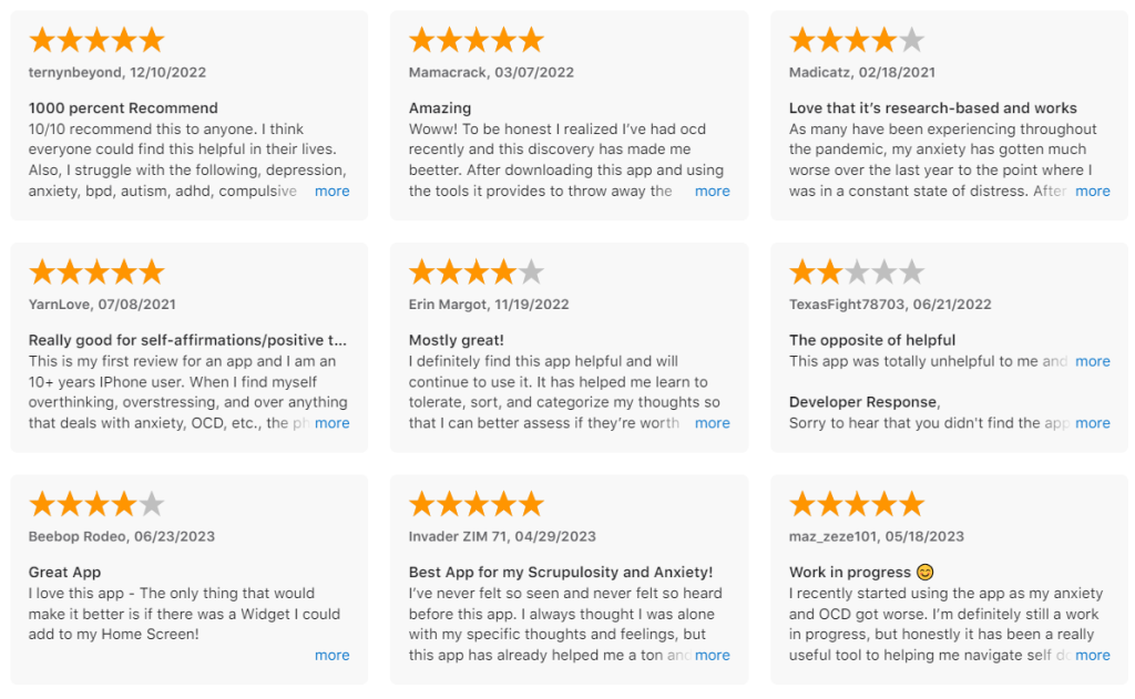 What-Do-Reviewers-Say-About-The-OCD-App